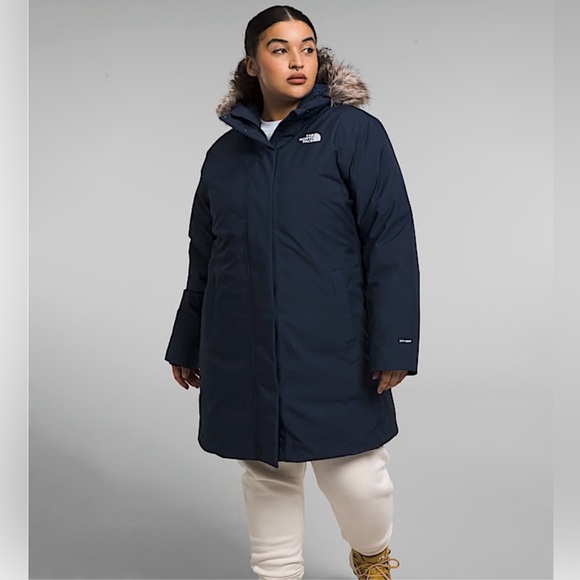 The North Face 💅❄️ Arctic Women's Summit Navy 600 Down Parka Coat Plus 2X 3X - Picture 8 of 16